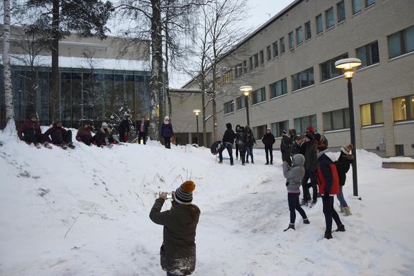 Young Talents hankkeen koulut kokoontuivat Mercuriassa.