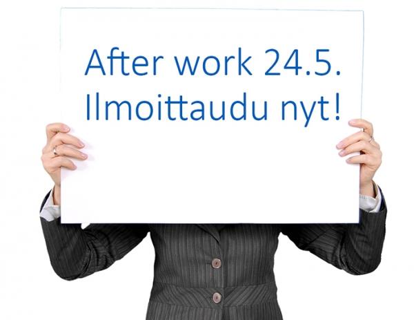 MERCURIA Työelämäkampus järjestää Afterwork tilaisuuden.