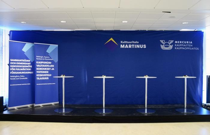 Valtuustokokous pidettiin Mercuriassa toukokuussa 2018.