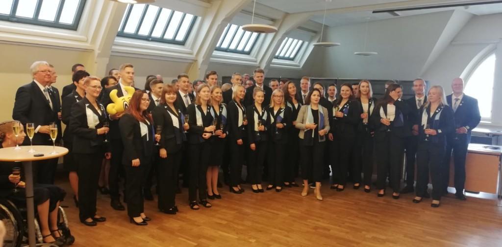 Suomen joukkue Euroskills 2018 mm-kilpailuissa.