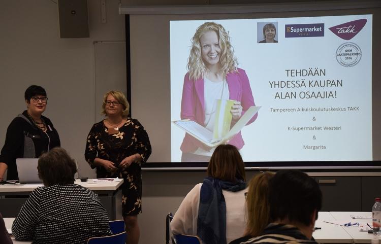 Kaupan koulutuksen kehittämiskeskuksen seminaari.